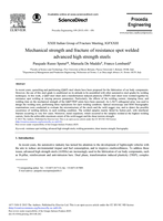 Mechanical Strength and Fracture of Resistance Spot Welded Advanced High Strength Steels