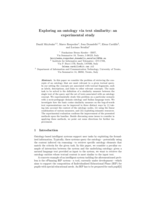 Exploring an ontology via text similarity: An experimental study