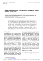 Design and Optimization of Dynamic Test Samples for Ductile Damage Assessment.