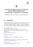 Industrial Assistance Systems to Enhance Human-Machine Interaction and Operator’s Capabilities in Assembly
