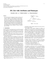 DL-Lite with Attributes and Datatypes