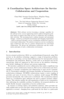 A coordination space architecture for service collaboration and cooperation