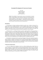 Systematic Development of Courseware Systems 