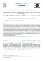 Implementation of a Vision-Based Worker Assistance System in Assembly: a Case Study