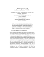 ASP, Amalgamation, and the conceptual blending workflow