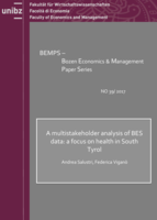 A multistakeholder analysis of BES data: a focus on health in South Tyrol