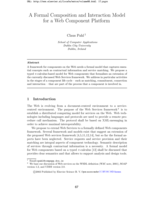 A Formal Composition and Interaction Model for a Web Component Platform