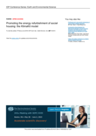 Promoting the energy refurbishment of social housing: the KlimaKit model