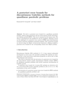 A Posteriori Error Bounds for Discontinuous Galerkin Methods for Quasilinear Parabolic Problems