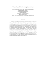 Connecting Abstract Description Systems