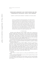 Noise regularization and computations for the 1-dimensional stochastic Allen-Cahn problem