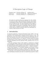 A Description Logic of Change