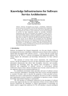 Knowledge Infrastructures for Software  Service Architectures