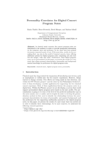 Personality Correlates for Digital Concert Program Notes