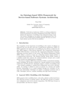 An Ontology-based MDA Framework for Service-based Software Systems Architecting
