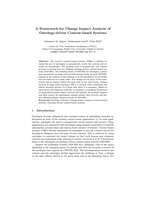 A framework for change impact analysis of ontology-driven content-based systems