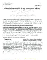 Non-indigenous plant species and their ecological range in Central European pine (Pinus sylvestris L.) forests