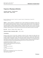 Trajectory planning in robotics