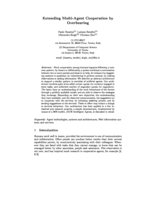 Extending Multi-Agent Cooperation by Overhearing