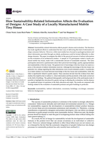 How Sustainability-Related Information Affects the Evaluation of Designs: A Case Study of a Locally Manufactured Mobile Tiny House