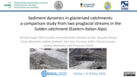 Sediment dynamics in glacierized catchments: a comparison study from two proglacial streams in the Sulden catchment (Eastern Italian Alps)