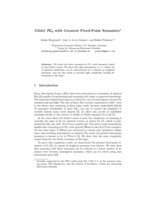 Gödel FL0 with Greatest Fixed-Point Semantics