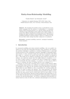 Entity-from-relationship modelling