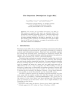 The Bayesian Description Logic BEL