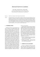 Rule-based Cloud Service Localisation