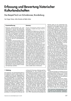 Erfassung und Bewertung historischer Kulturlandschaften: Das Beispiel Ferch am Schwielowsee, Brandenburg