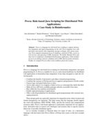 Prova: Rule-based Java Scripting for Distributed Web Applications: A Case Study in Bioinformatics
