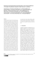 Numerical and Experimental Characterization of the Thermal Behavior  of Complex Fenestrations Systems Under Dynamic Conditions