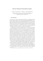 Interval temporal description logics