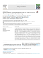 Climate and human impacts inferred from a 1500-year multi-proxy record of an alpine peatland in the South-Eastern Alps