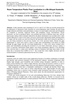 Room temperature plastic flow localization in a Mn-alloyed austenitic steel