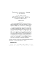 Condensative Stream Query Language for Data Streams