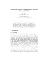 Information Retrieval Framework based on Social Document Profile
