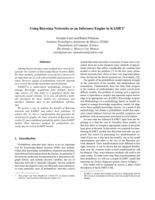 Using Bayesian Networks as an Inference Engine in KAMET
