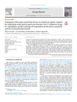 Evaluation of the main sensitivity drivers in relation to indoor comfort for individuals with autism spectrum disorder. Part 2: Influence of age, co-morbidities, gender and type of respondent on the stress caused by specific environmental stimuli