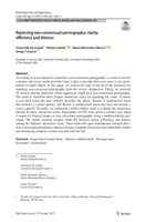 Reporting non-consensual pornography: Clarity, efficiency and distress