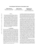 Nested Regular Path Queries in Description Logics