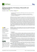 Architectural Beauty: Developing a Measurable and Objective Scale
