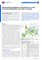 Harmonising regulatory information on wine protected designation of origin in Europe