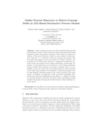 Online Process Discovery to Detect Concept Drifts in LTL-Based Declarative Process Models