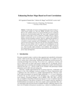 Enhancing Declare Maps Based on Event Correlations