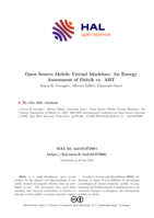 Open Soruce Mobile Virtual Machines: An Energy Assessment of Dalvik vs. ART