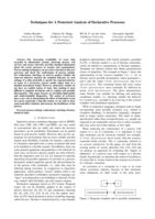 Techniques for A Posteriori Analysis of Declarative Processes