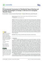 Environmental Assessment of Residential Space Heating and Cooling Technologies in Europe: A Review of 11 European Member States