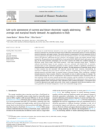 Life-cycle assessment of current and future electricity supply addressing average and marginal hourly demand: An application to Italy