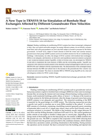 A New Type in TRNSYS 18 for Simulation of Borehole Heat Exchangers Affected by Different Groundwater Flow Velocities